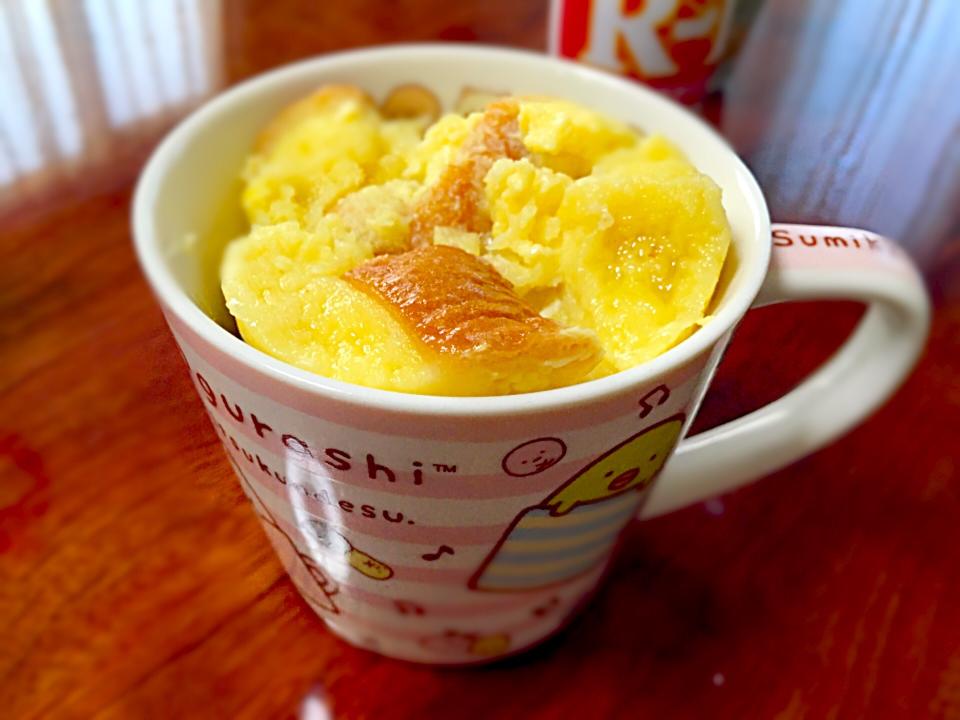 12/10 朝ごはん
マグカップdeフレンチトースト